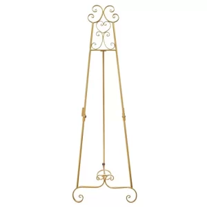Gold french easel hire