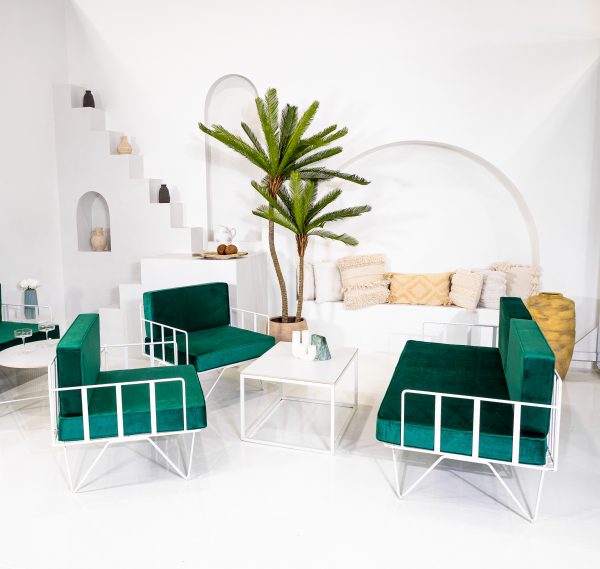 Emerald Green Wire Lounge