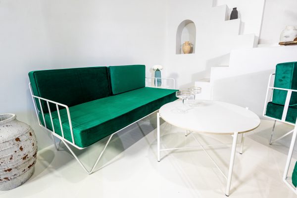 Emerald Green Wire Lounge