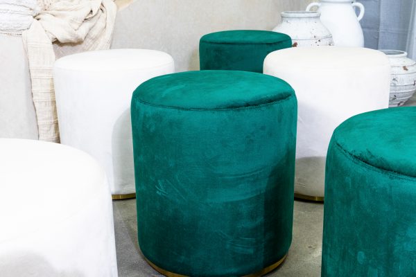 Green ottoman Stools