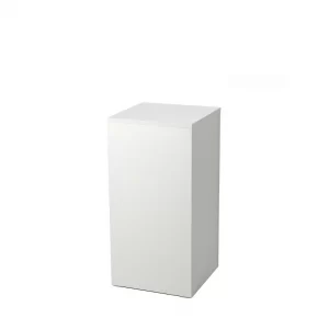 medium white plinth hire