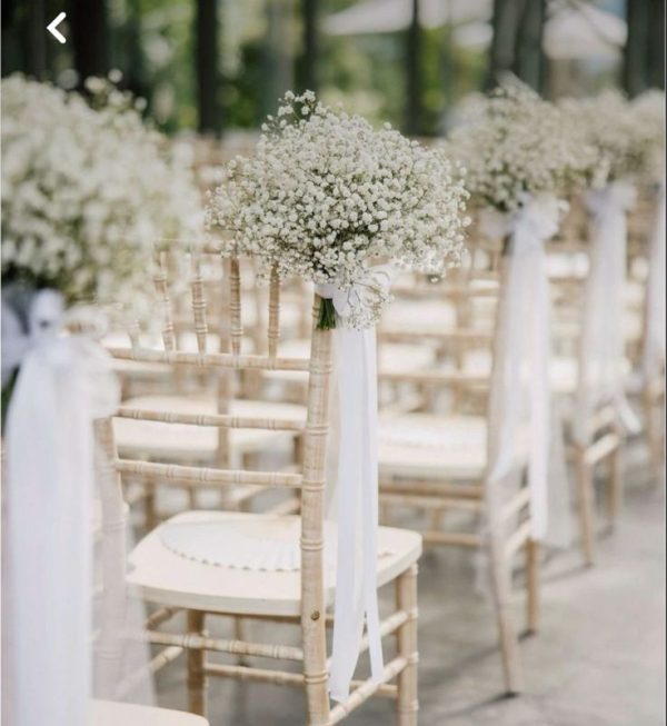 gold wedding chair