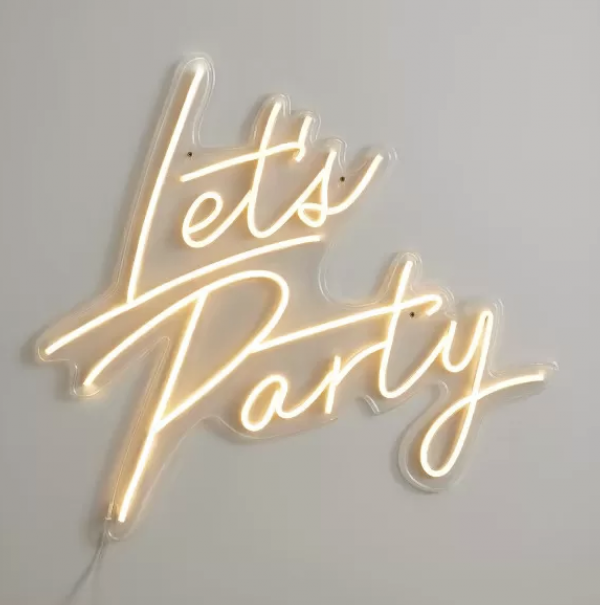 Lets Party Neon Sign