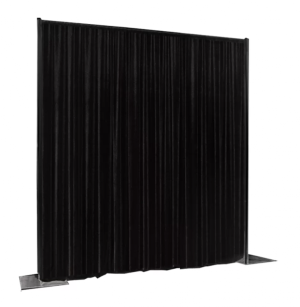 Black Drape back drop 3x3m