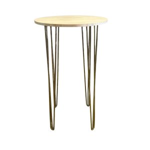 gold hairpin cocktail table