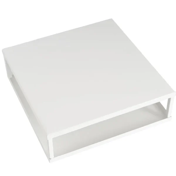 white square table riser