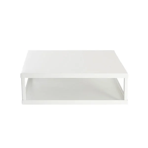 white square cake stand