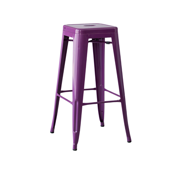 Purple tolix stool