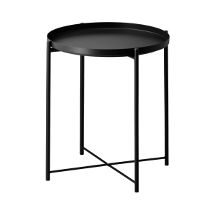 Black Tray Side Table | Party Hire Group
